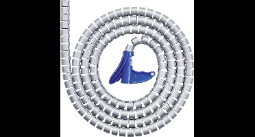 HellermannTyton 161-64206 HWPP-16MM-PP-SR-K1 Kabelslang 16 mm (max) Zilver 2 m