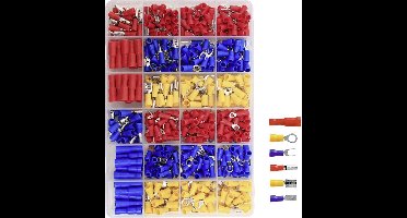 TRU COMPONENTS TC-12888380 Assortiment kabelschoenen 0.5 mm² - 2.5 mm² 500 stuk(s)