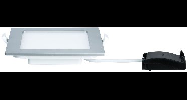 LED-inbouwpaneel IP44 hoekig 165x165mm 12W 850lm 4000K Chroom mat