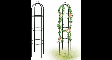 ApexArte® Klimrek Planten - Plantensteunen voor Klimplanten - Wandrek voor Buiten - Metaal