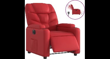 vidaXL Fauteuil - Verstelbaar - Elektrisch - Rood