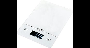 Adler AD3170 - Keukenweegschaal - tot 15 kg - wit