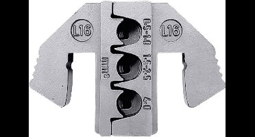 TOOLCRAFT TO-9625857 Krimpinzetstuk MCP plat contact, SPT plat contact 0.5 tot 4 mm²