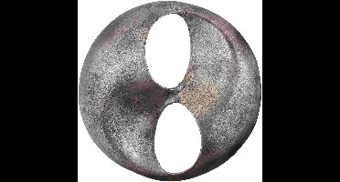 PTMD Wandpaneel Deuie - 70x10x70 cm - Aluminium - Zilver