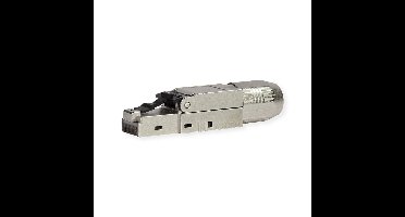 ROLINE veldmontage RJ-45 connector Cat.6A (Klasse EA), STP, zilver