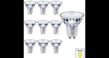 Philips GU10 LED Lamp - 10-pack - 3.5W - 3000K Modern Warmwit Licht