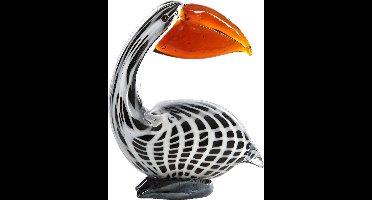 Light & Living - Ornament PELICAN - 13x7x16.5cm - Zwart