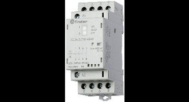 Finder 22.34.0.024.4640 Contactor 2x NO, 2x NC 24 V/DC, 24 V/AC 25 A 1 stuk(s)