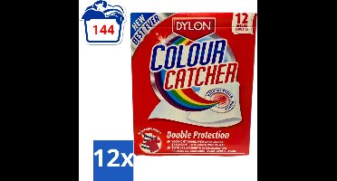 Dylon - Colour Catcher - Voorkomt doorloop van Kleuren - 12 Doekjes - Voordeelverpakking - 12 stuks