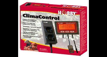 Hobby ClimaControl digitale klimaatregelaar voor terrarium | 2 uitgangen | thermostaat en hygrostaat met timer