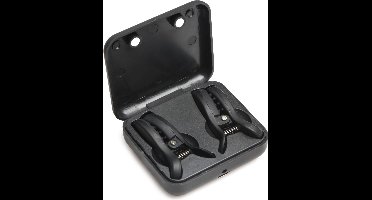 XR Brands - Dark Grip Vibrerende Tepelkemmen - Zwart