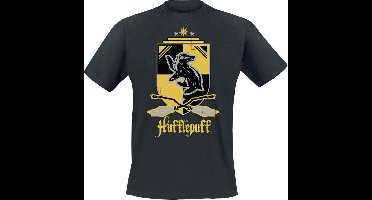 Harry Potter Hufflepuff Heren T-shirt - zwart - XL