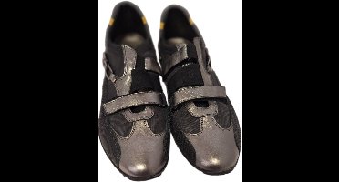 HORNET by Botticelli- SNEAKER-LEER-CANVAS-BLACK/SILVER-41