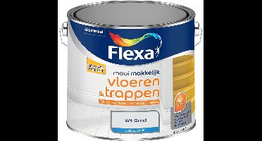 Flexa - Mooi Makkelijk Vloeren & Trappen Zijdeglans - Wit Grind - Mengverf - 2.5 L