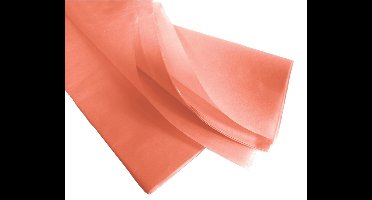 KP Zalmkleurig Vloeipapier - Watervast en kleurecht - 50x75 cm - 24 vellen