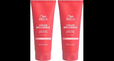 Wella Invigo Color Brilliance Conditioner Gekleurd & Fijn Haar - 2 Stuks - Voordeelverpakking