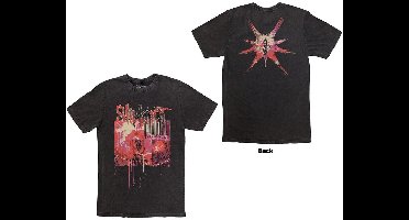Slipknot - Album Splatter Heren T-shirt - 2XL - Grijs