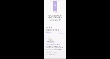 ZARQA Nachtcreme Hydra - 50ml - Hypoallergeen