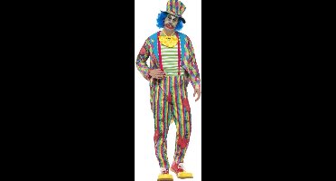 Deluxe Patchwork Clown Costume Male