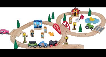 Mentari - Treinset dorp 51 delig (universeel)