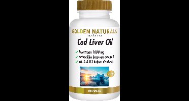 Golden Naturals Cod Liver Oil (180 softgel capsules)