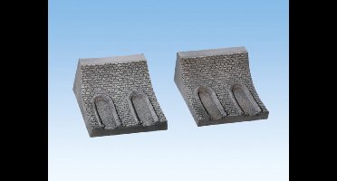 NOCH 58031 H0 Tunnel-binnenwand Hardschuim model, Gebogen