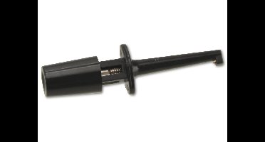 S-IMPULS klem-testtip, 40 mm, zwart