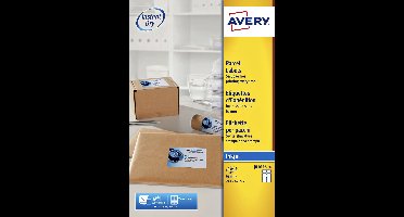 Avery Witte etiketten QuickDry doos van 10 blad, ft 99,1 x 67,7 mm (b x h), 80 stuks, 8 per blad Met ... 10 stuks