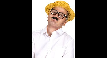 Vegaoo - Stro hoed oranje