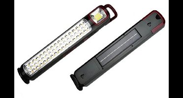 LED Werklamp - Handlamp met solar 12.8 Watt | Oplaadbaar | 6500K