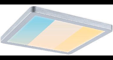 LED-paneel Atria Shine IP44 hoekig 190x190mm 8W 1160lm 3000 - 6500K Chroom mat