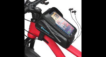 Waterdichte Fietsframetas met Telefoonhouder voor Smartphones tot 7,2 inch