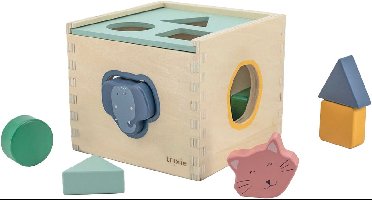 Trixie Houten Vormendoos – Educatief Speelgoed Peuter – FSC® Hout – Vanaf 18 Maanden – Vormsorteerder met Dieren