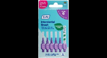 TePe Interdentale Ragers Original 1,1 mm Paars - 6 x 6 stuks - Voordeelverpakking