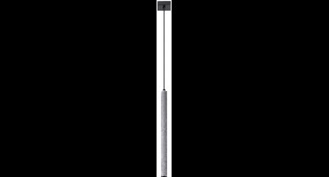 Sollux Lighting Hanglamp Pastelo - 120x3.5x3.5cm - G9 - grijs - concreet