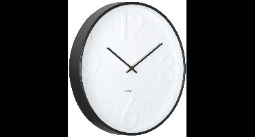 Karlsson Wandklok Ayuno - Mat zwart - Ø40cm - Wandklok Scandinavisch