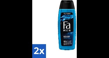 Fa Men - Douchegel - Kick Off - Verfrissend & Energiek - Verzorgend - 250 ml - Voordeelverpakking - 2 stuks