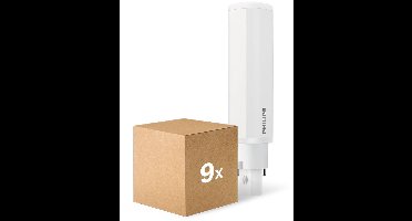 Voordeelpak 9x Philips CorePro PL-C LED 6.9W 700lm - 830 Warm Wit | 2-Pin - Vervangt 18W