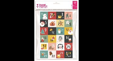 Graine Creative GC Stickervel Advent Kalender A4.
