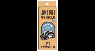Houten Bouwpakket 3D Politieauto