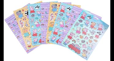 Stickerboek Peppa Pig met 8 Vellen