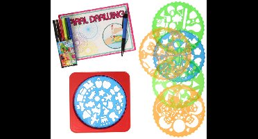 Spiraal Tekenset, 15dlg.