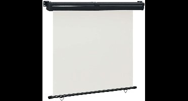 vidaXL - Balkonscherm - 175x250 - cm - crèmekleurig