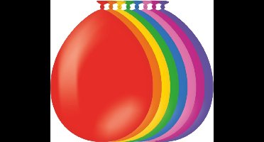 Ballonnen | 50 stuks | Kleur: Regenboog kleuren | Afmeting: 30cm