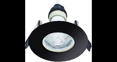 OutledTL | Dimbare IP65 LED inbouwspot - Bari - Mat Zwart - Brandwerend