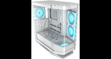 COUGAR Gaming FV270 RGB gebogen gehard glazen midi-tower pc-behuizing - Wit