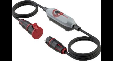 PCE 4670001 PRCD-verlengkabel PRCD-S+ Grijs, Zwart, Rood IP54