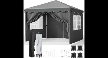 Easy Up Partytent - Paviljoen Opvouwbaar - Extra Stevig