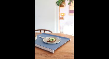 Angled Tray L blauw | aluminium design dienblad en organizer