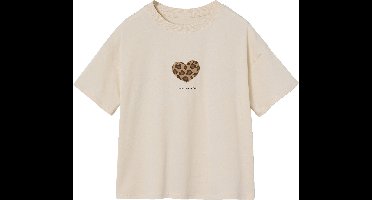 Vertbaudet Bedrukt meisjesshirt met korte mouwen